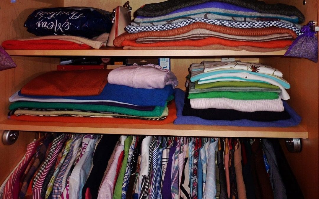organize your closets to quickly find what you need